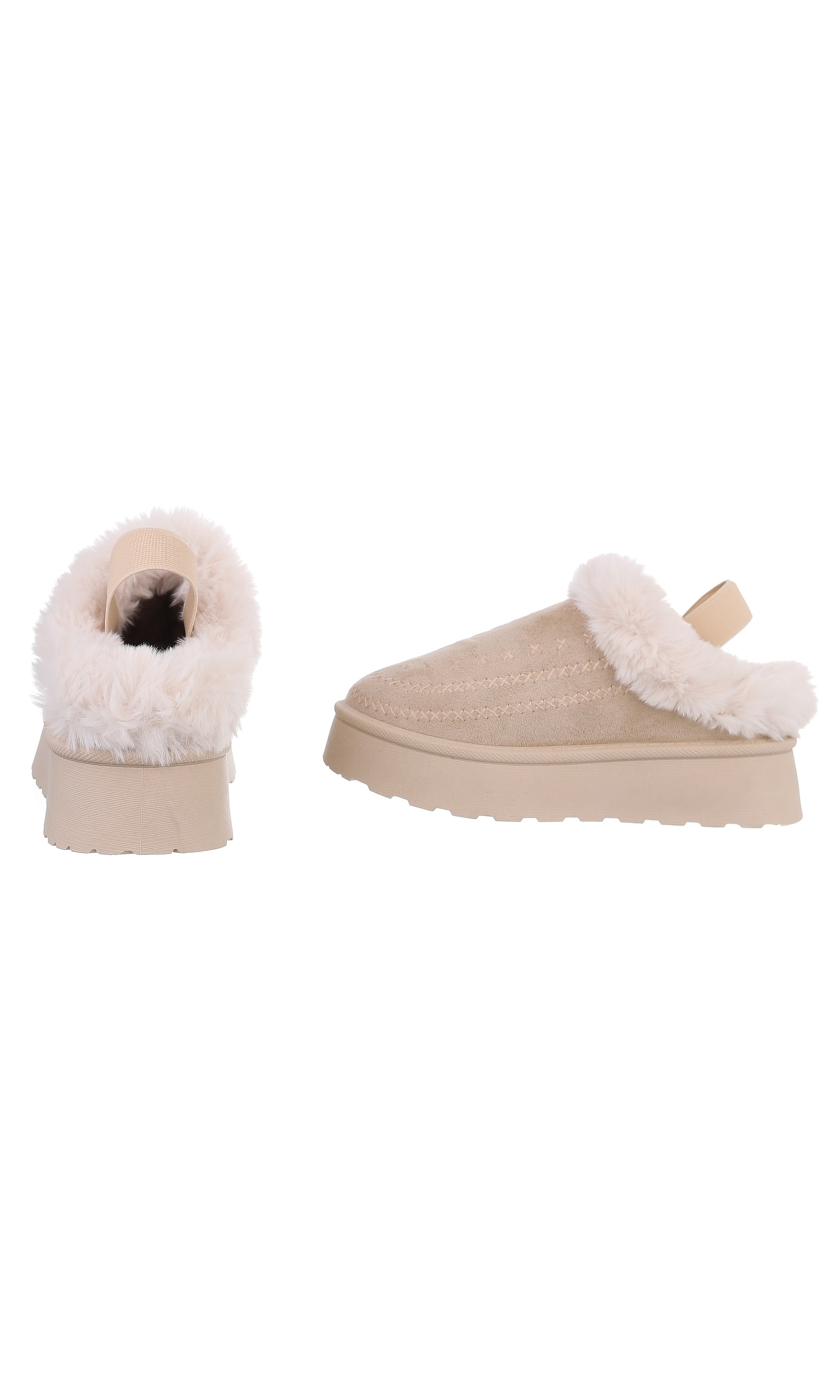 Ital-Design Pantolette in Beige