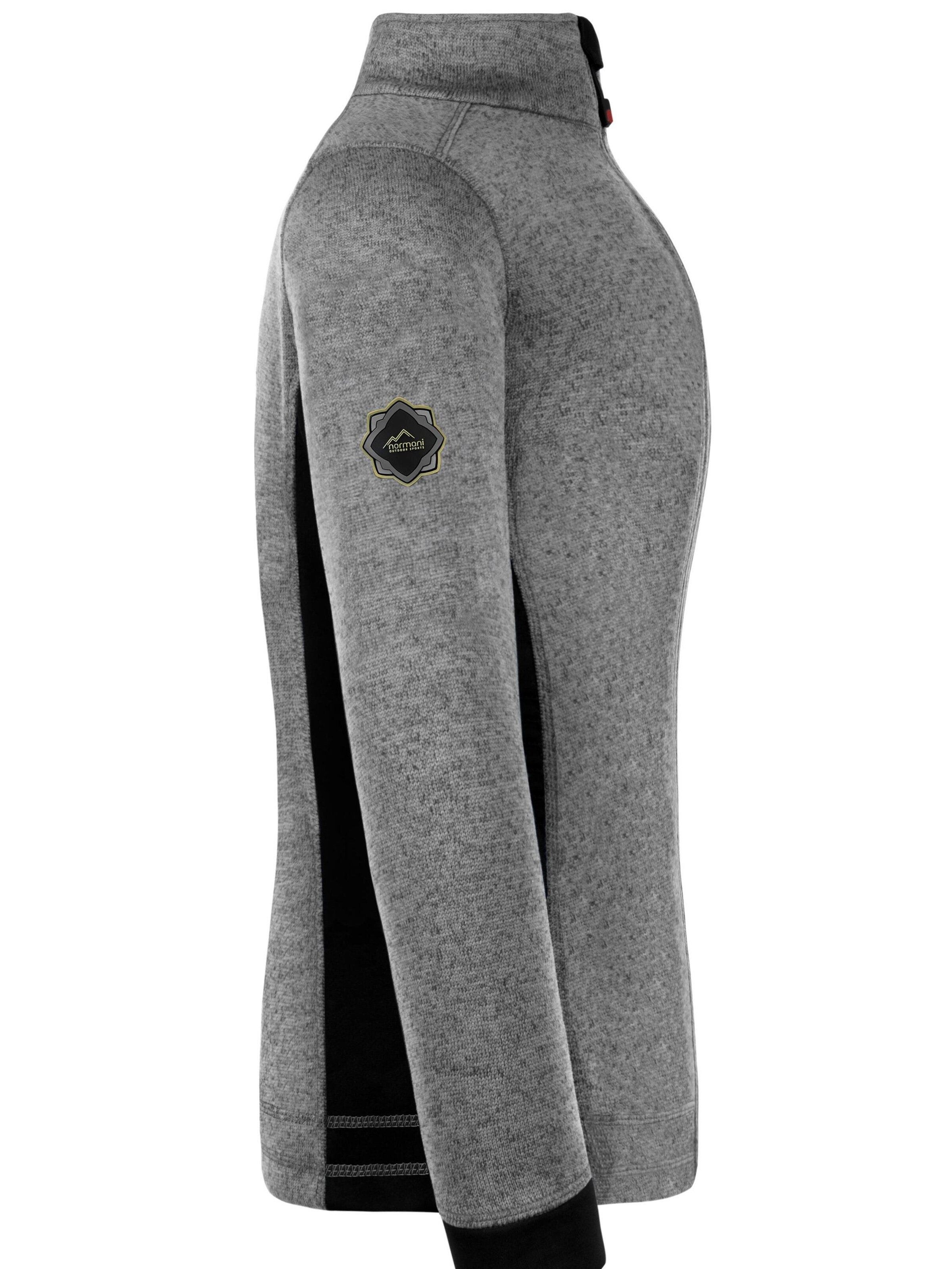 normani Functionele fleece jas 'Pukaskwa' in Grijs