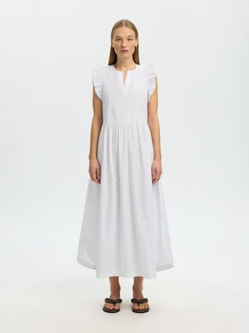 SELECTED Kleid in Weiß: Vorderseite
