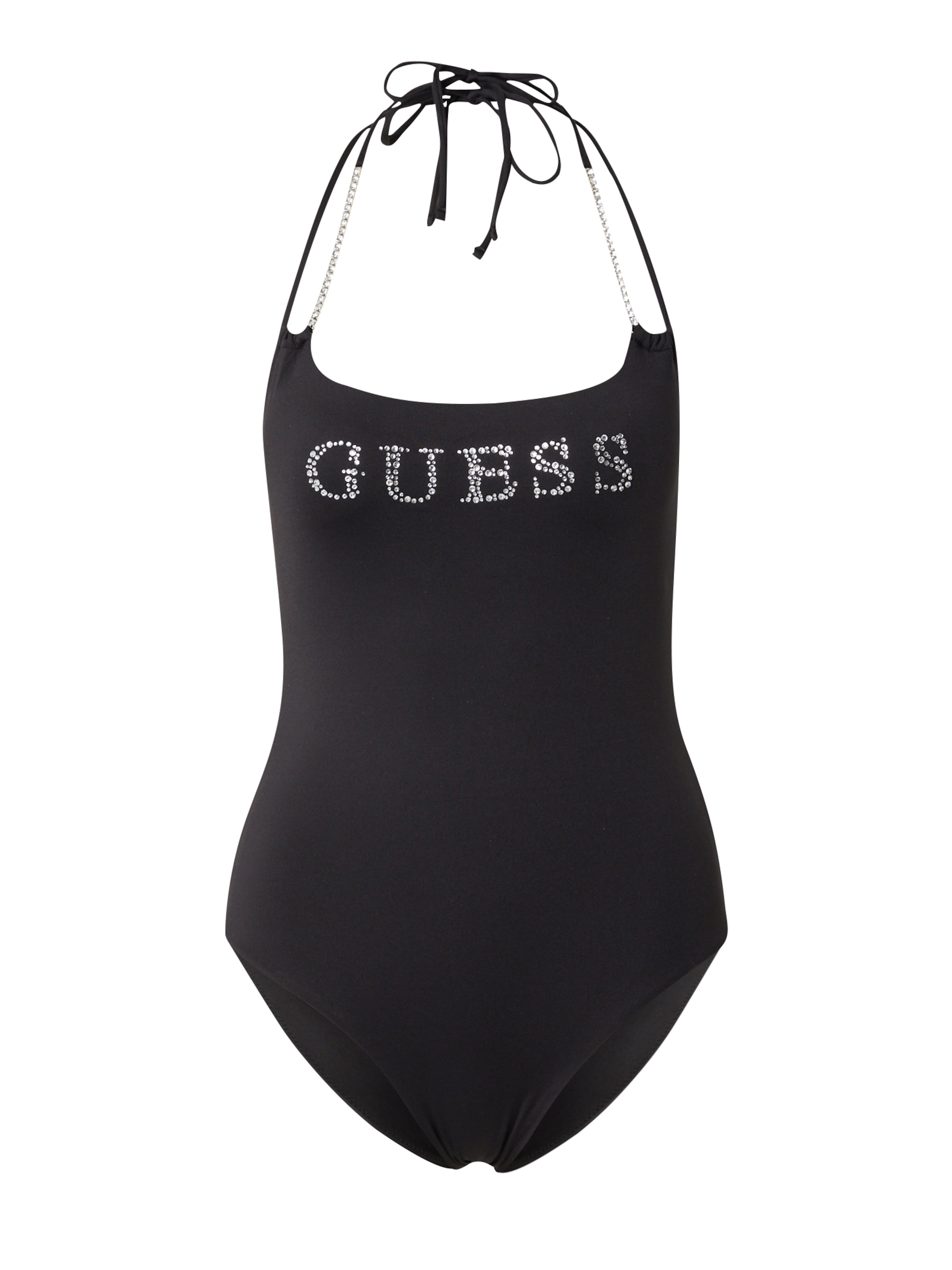 Maillot de bain GUESS en noir : devant