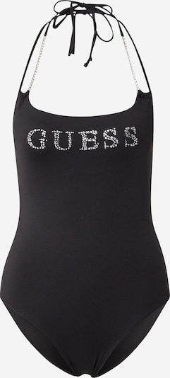 GUESS Badeanzug in schwarz / silber, Produktansicht
