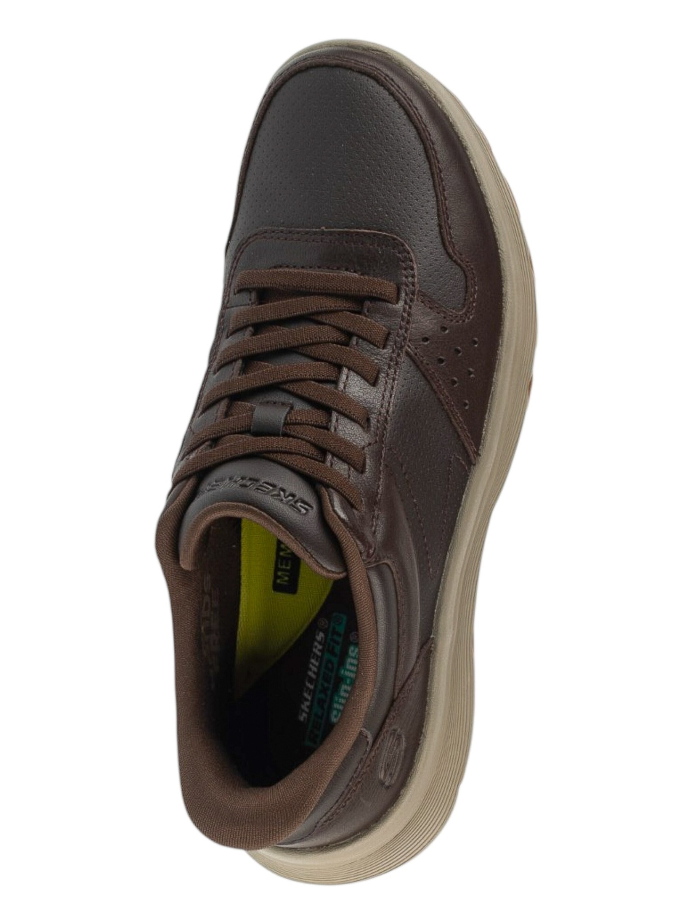 SKECHERS Athletic lace-up shoe 'Skechers Slip-Ins: Garza Ultra - Tyrell' in Brown
