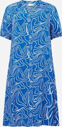 ONLY Carmakoma Shirt dress 'DES ALLIE' in Royal blue / White, Item view