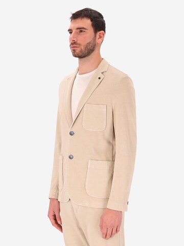 Distretto12 Regular fit Colbert 'Parkes' in Beige