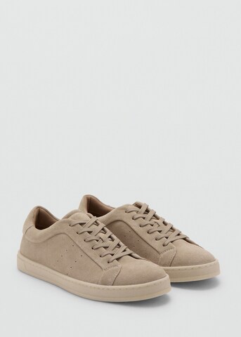 MANGO MAN Sneakers 'Metrosue' in Beige