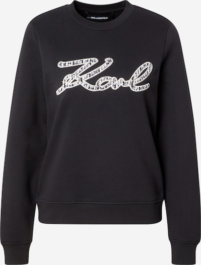 Karl Lagerfeld Collegepaita värissä beige / musta / valkoinen, Tuotenäkymä