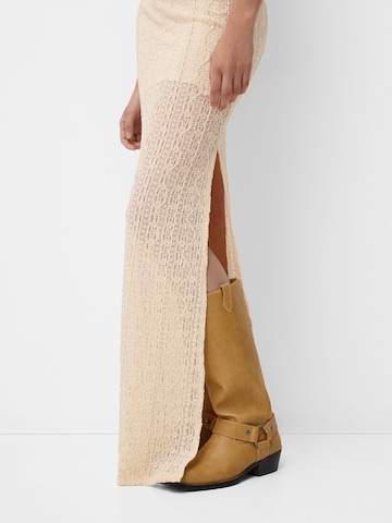 Bershka Dress in Beige