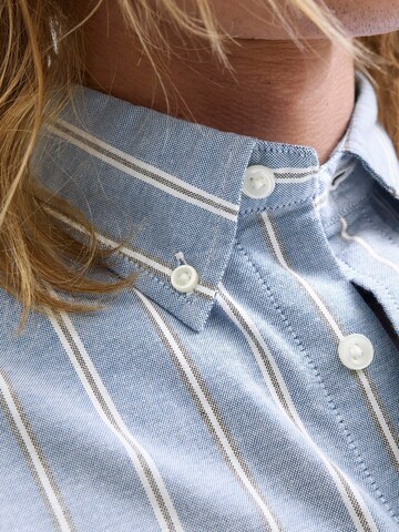 JACK & JONES Slim fit Button Up Shirt 'JPRBLUBrook' in Blue