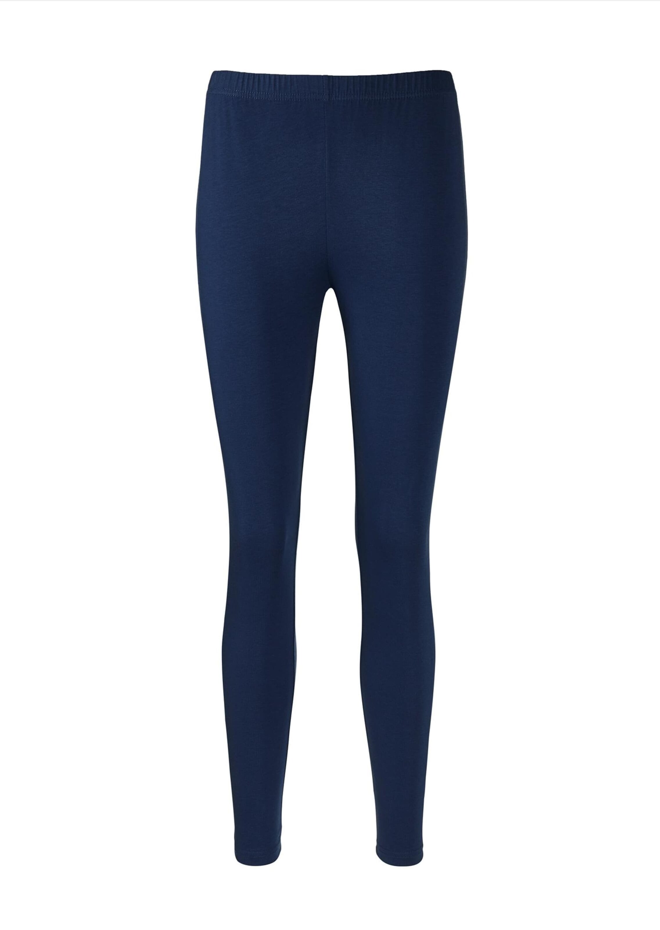 Skinny Leggings Goldner en bleu : devant