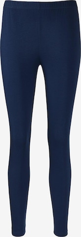 Skinny Leggings Goldner en bleu : devant