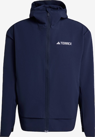 ADIDAS TERREX Outdoor jacket in Blue: front