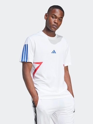 ADIDAS SPORTSWEAR Performance shirt 'TIRO' in White: front