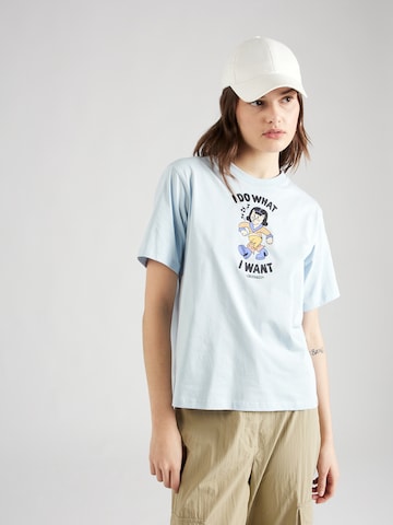 Iriedaily T-Shirt 'Do What' in Blau: predná strana