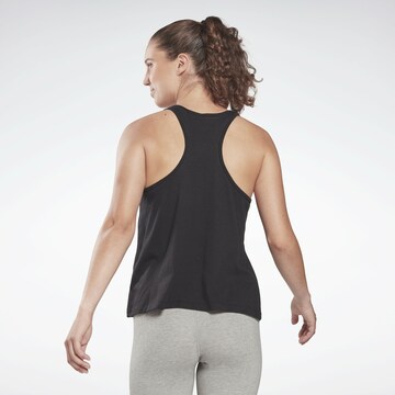 Reebok Sporttop in Schwarz