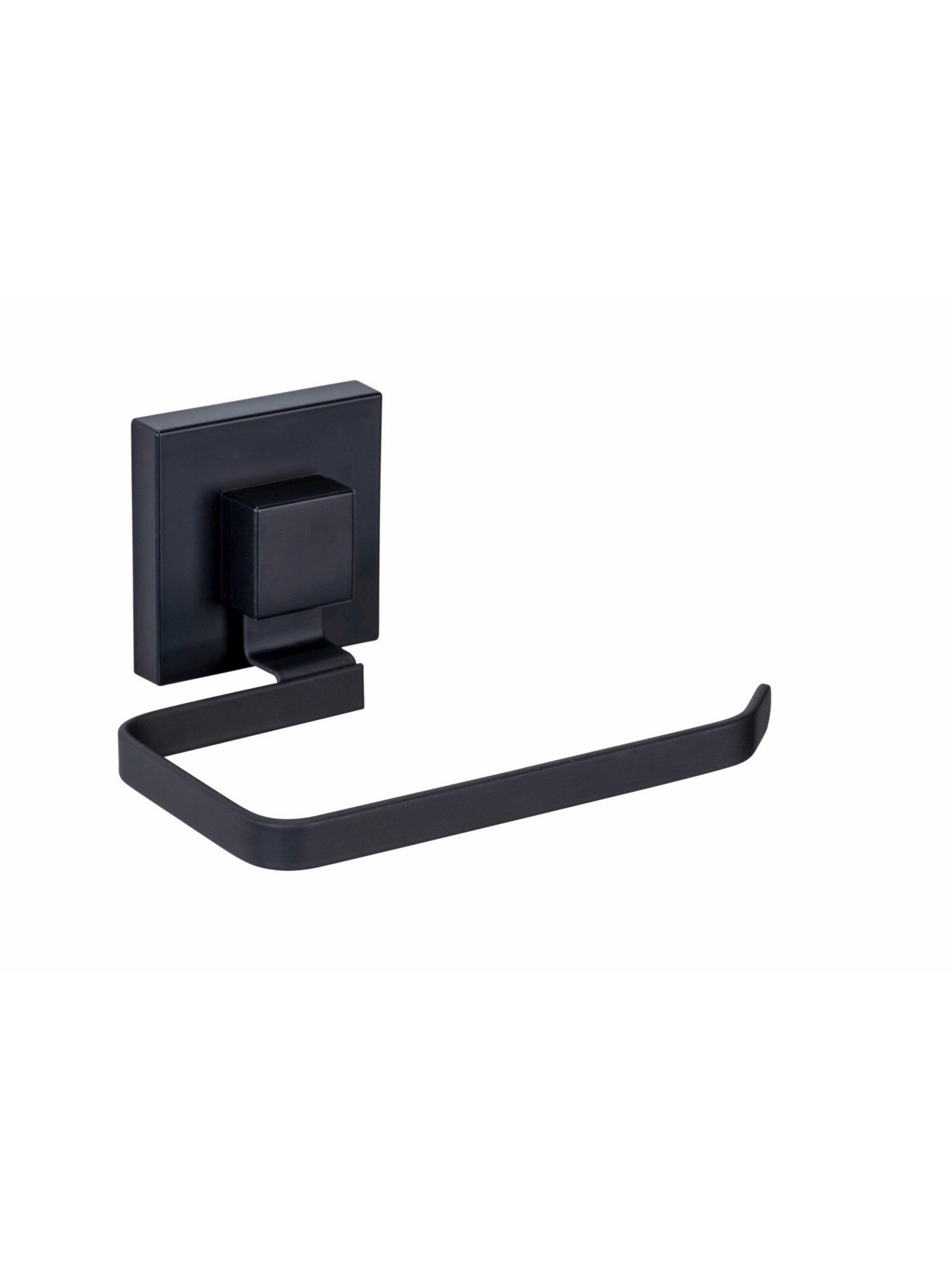 Wenko Toilettenpapierhalter 'Quadro' in Schwarz