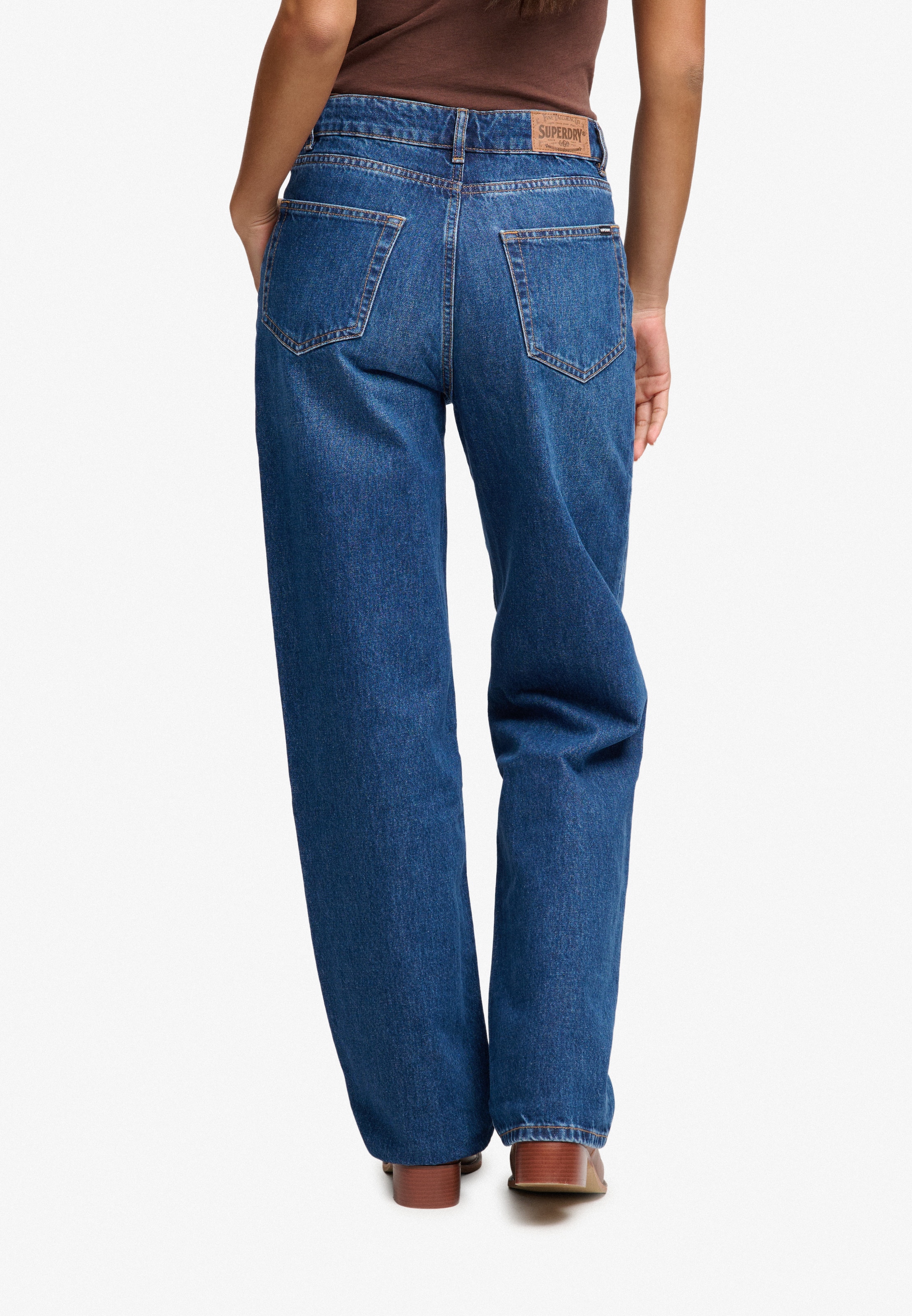 Wide Leg Jean Superdry & Co en bleu