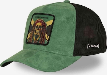 Casquette 'Gorra capslab verde bob marley trucker cap' Capslab en vert : devant
