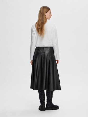 SELECTED FEMME Skirt 'RILLO' in Black