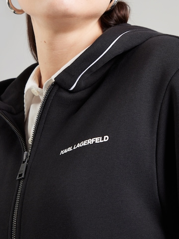Karl Lagerfeld Sweatjacke in Schwarz