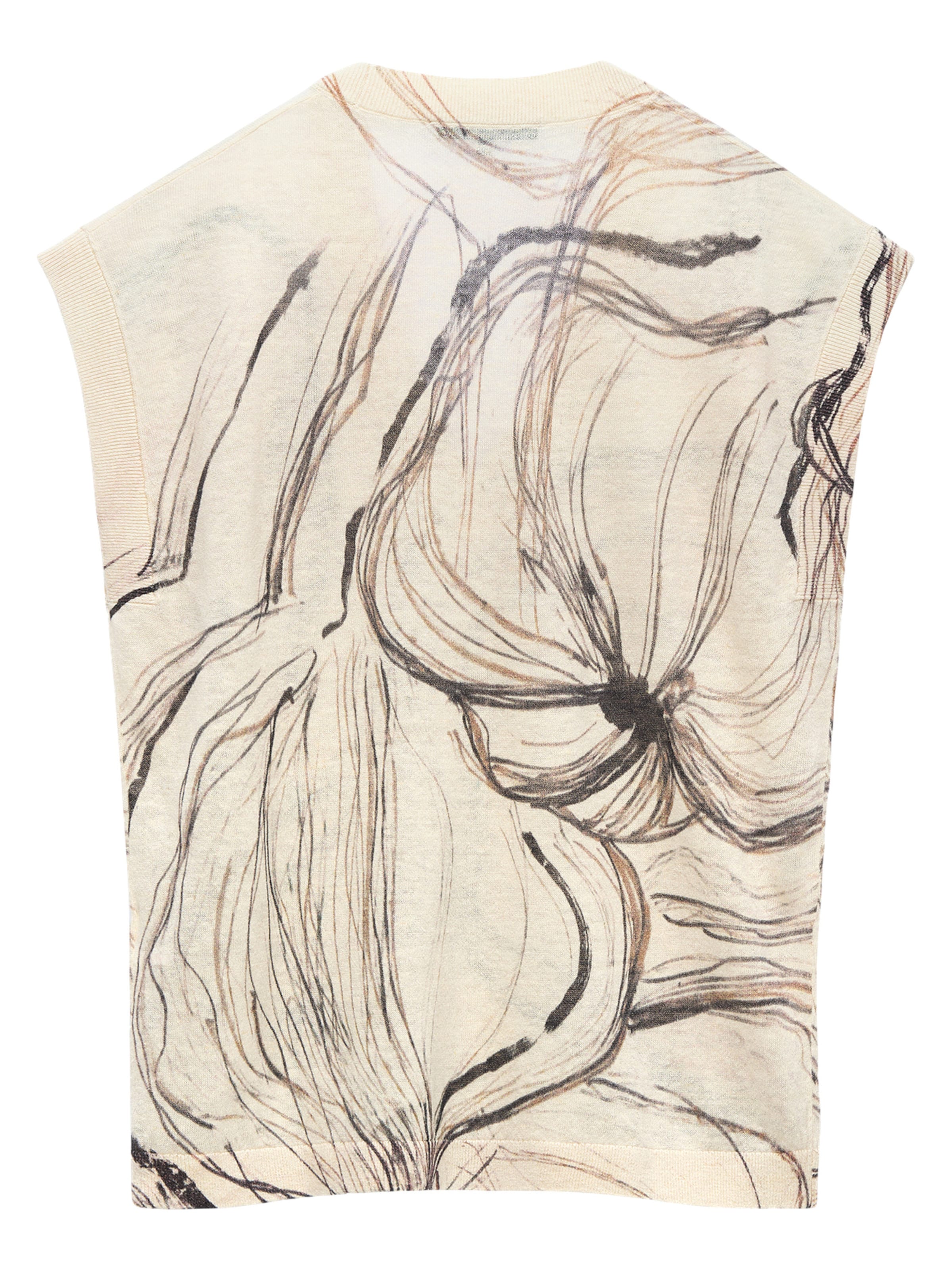 Gilet di Adolfo Dominguez in beige