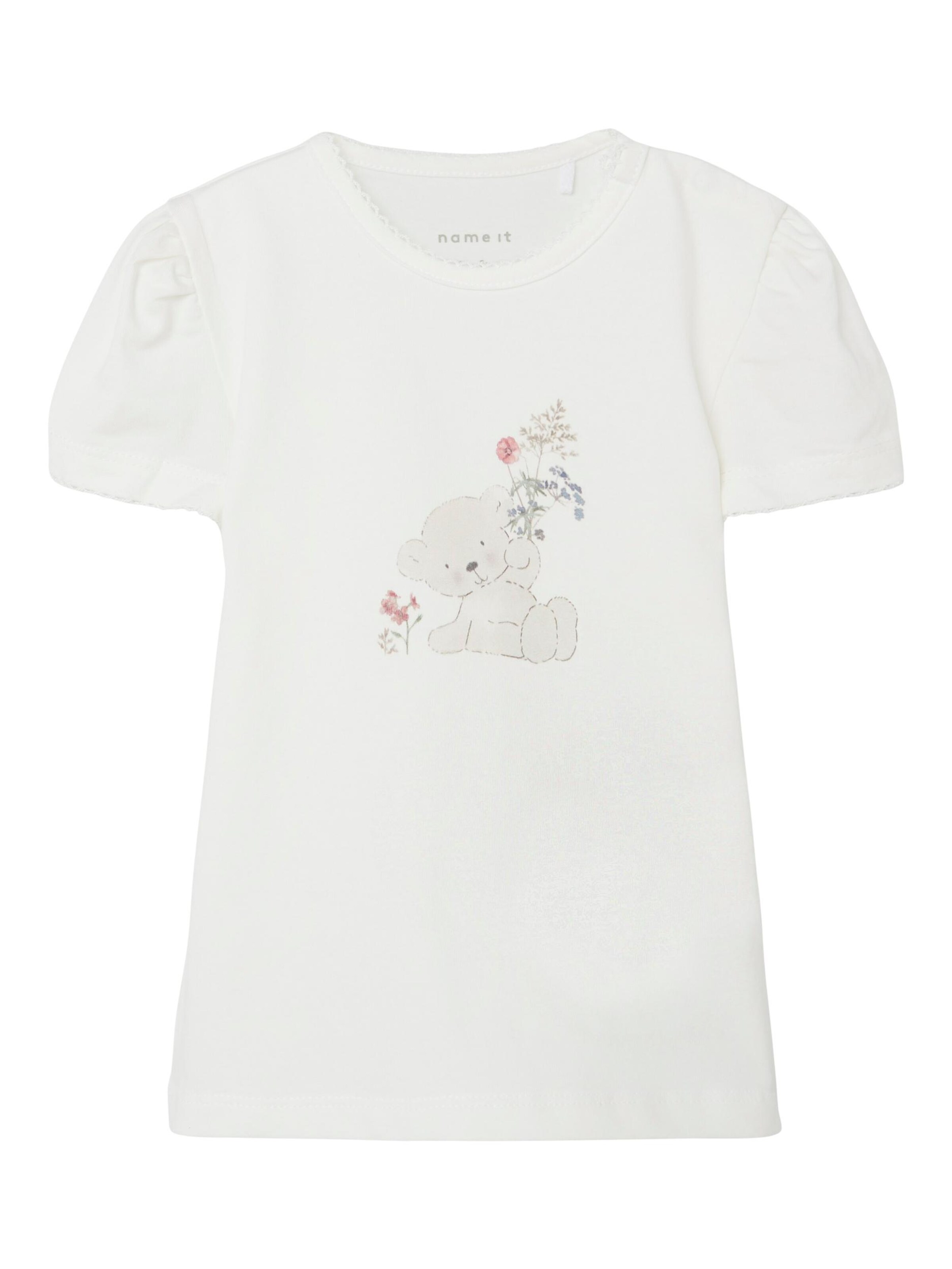 Kinder Bekleidung NAME IT T-Shirt 'Falka' in Weiß - RU58115