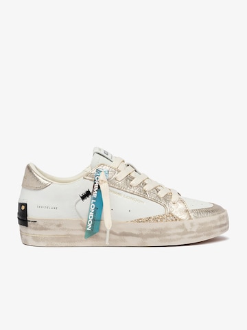 Crime London - Sapatilhas baixas em branco: frente