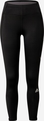 Skinny Pantalon de sport 'HOW WE DO' ADIDAS SPORTSWEAR en noir : devant