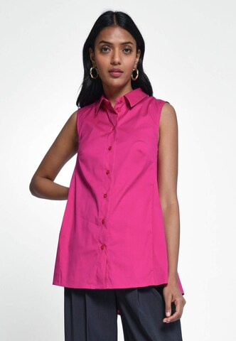 St. Emile Blouse in Roze: voorkant