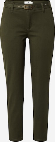FREEMAN T. PORTER - Slimfit Calças chino em verde: frente