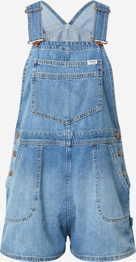 WRANGLER Latzshorts in blue denim, Produktansicht