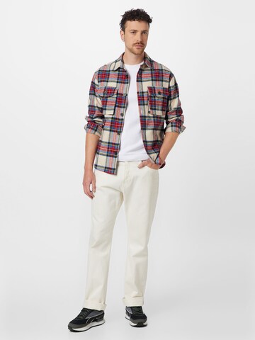 Redefined Rebel Regular fit Button Up Shirt 'John' in Red