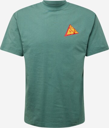 HUF Shirt 'Skewed TT' in Groen: voorkant