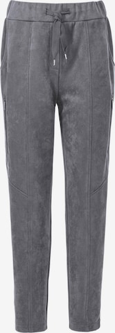 Goldner Regular Pants 'Martha' in Grey: front