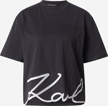 Karl Lagerfeld T-shirt in Schwarz: Vorderseite