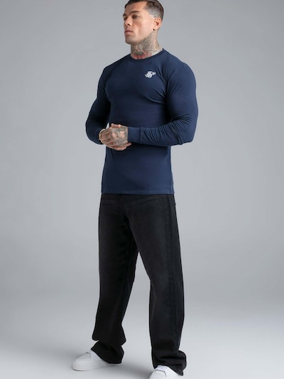 SikSilk Shirt 'Essentials' in L/Regular in blau, Produktansicht