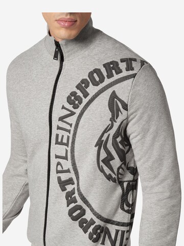 Plein Sport - Casaco em moletão 'Carbon Tiger' em cinzento