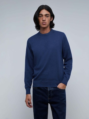 Scalpers Sweater in Blue: front