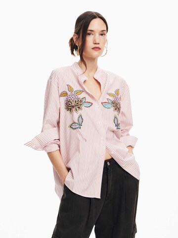Chemisier Desigual en rose