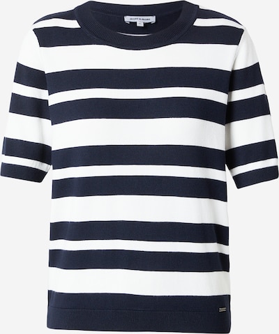MORE & MORE Pullover i M-L i marin / hvid, Produktvisning