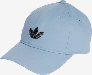 ADIDAS ORIGINALS Cap 'Adicolor Classic Trefoil' in Blue: front
