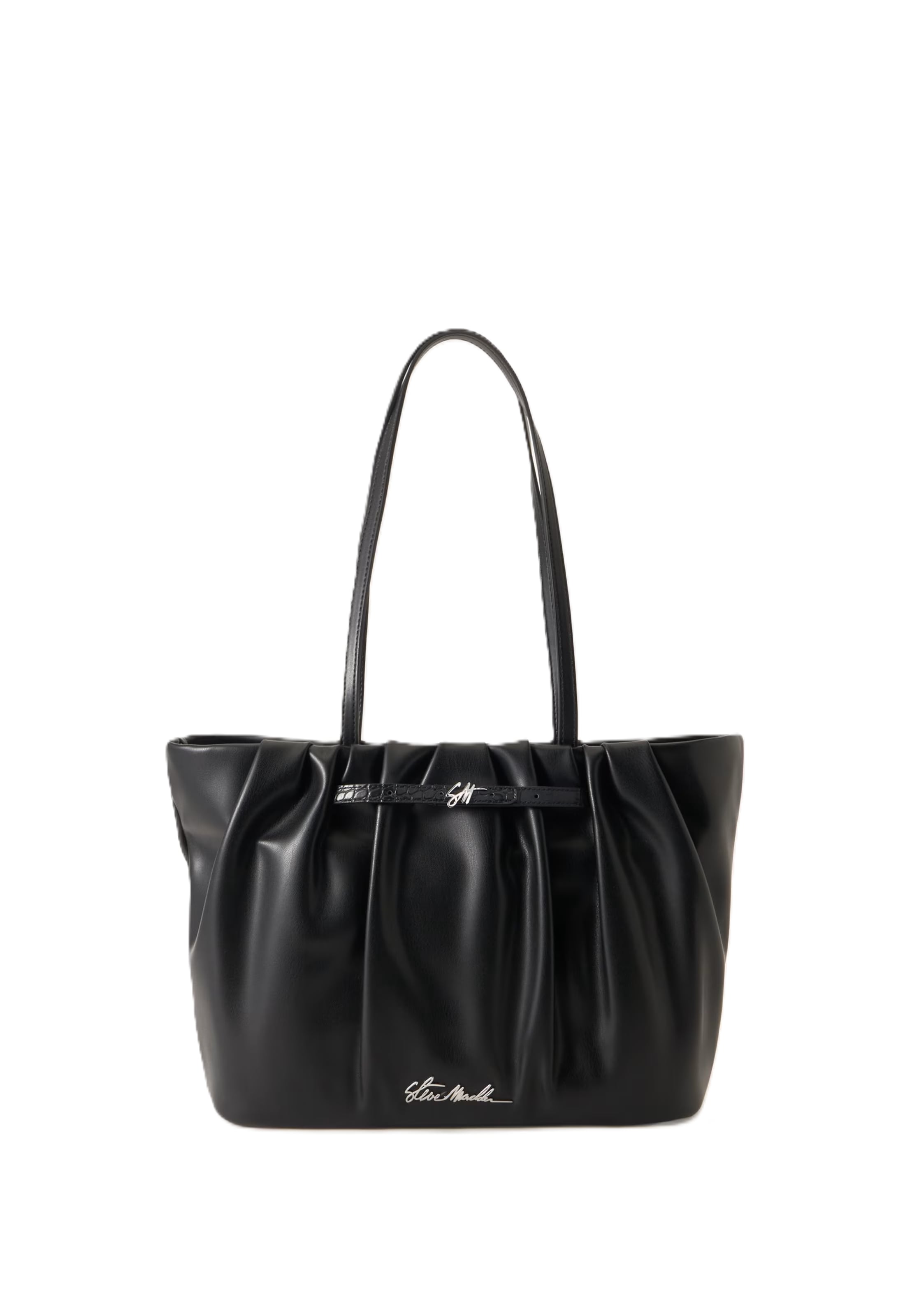 STEVE MADDEN "Чанта тип ""Shopper""" 'Bdandel' в черно: отпред