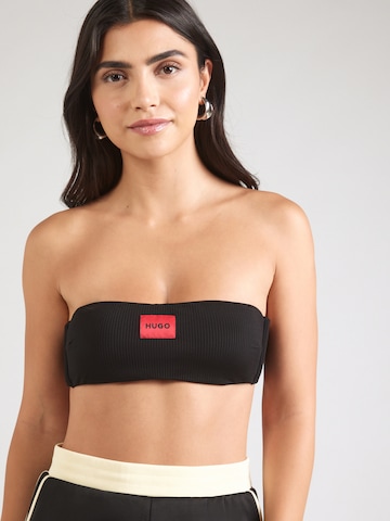 HUGOBandeau Bikini gornji dio - crna boja