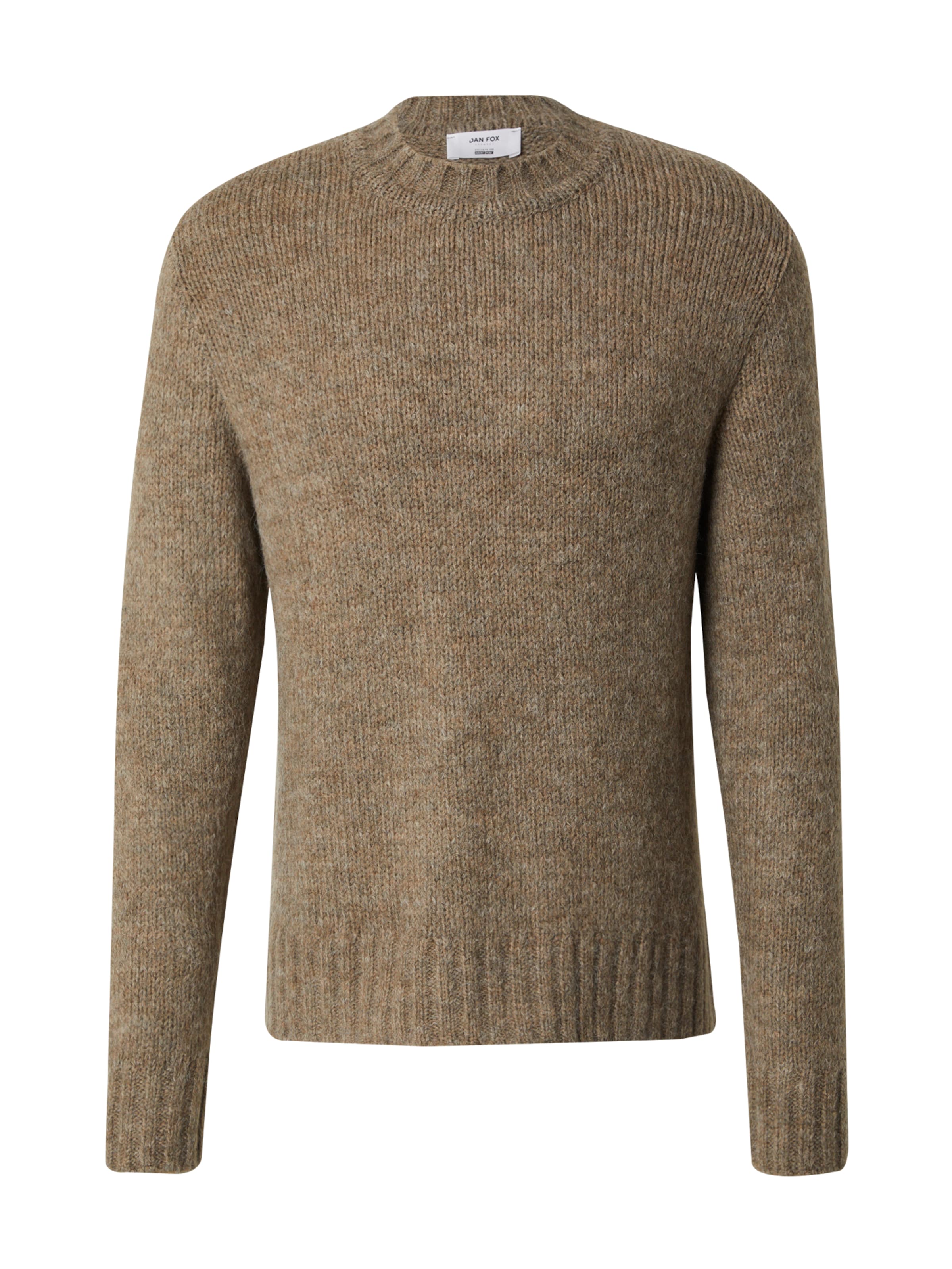 DAN FOX APPAREL Kampsun 'Neo', värv pruun: eest vaates