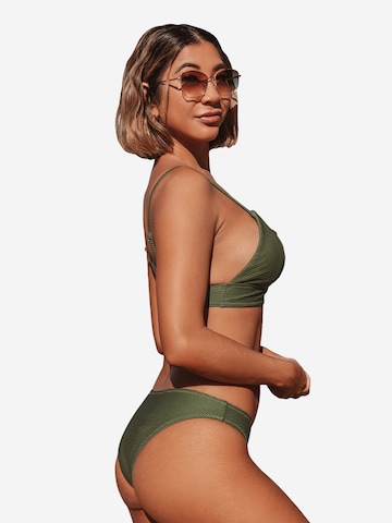 Cupshe Bustier Bikini in Grün