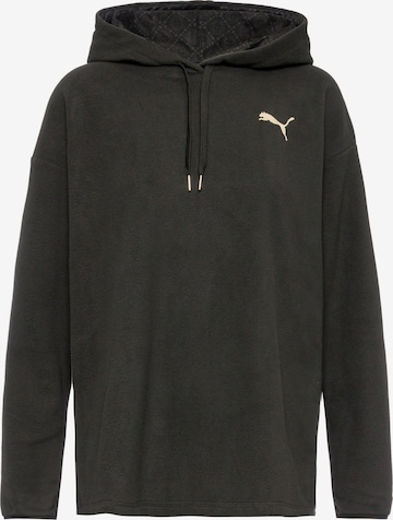 PUMA Athletic Sweatshirt in Black: front