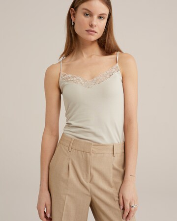 WE Fashion Top in Beige