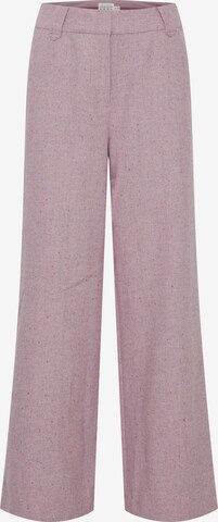 Atelier Rêve Wide leg Broek 'Zoey' in Roze: voorkant