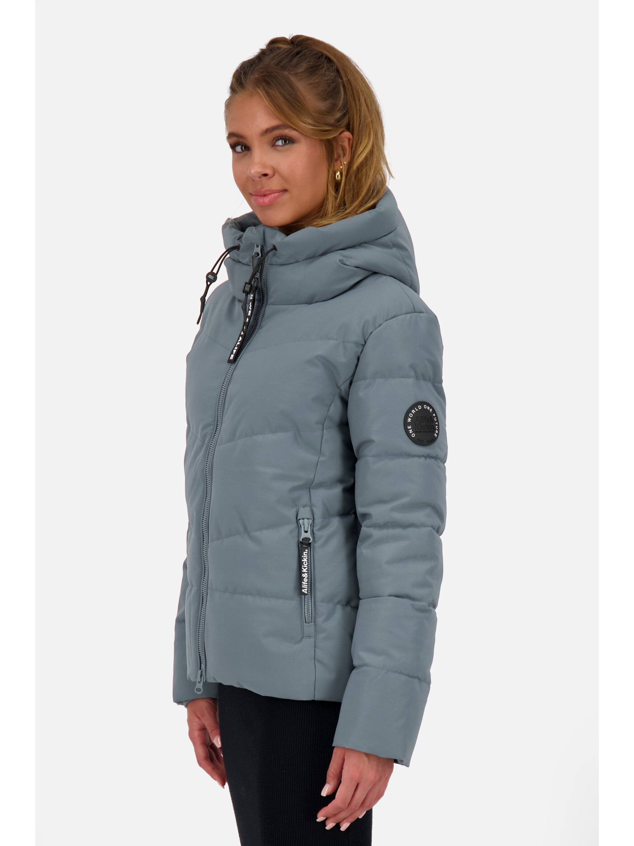 alife & kickin Winter Jacket 'MichaelaAK' in Grey