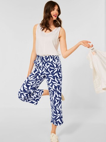 STREET ONE Wide Leg Hose 'Emee' in Blau