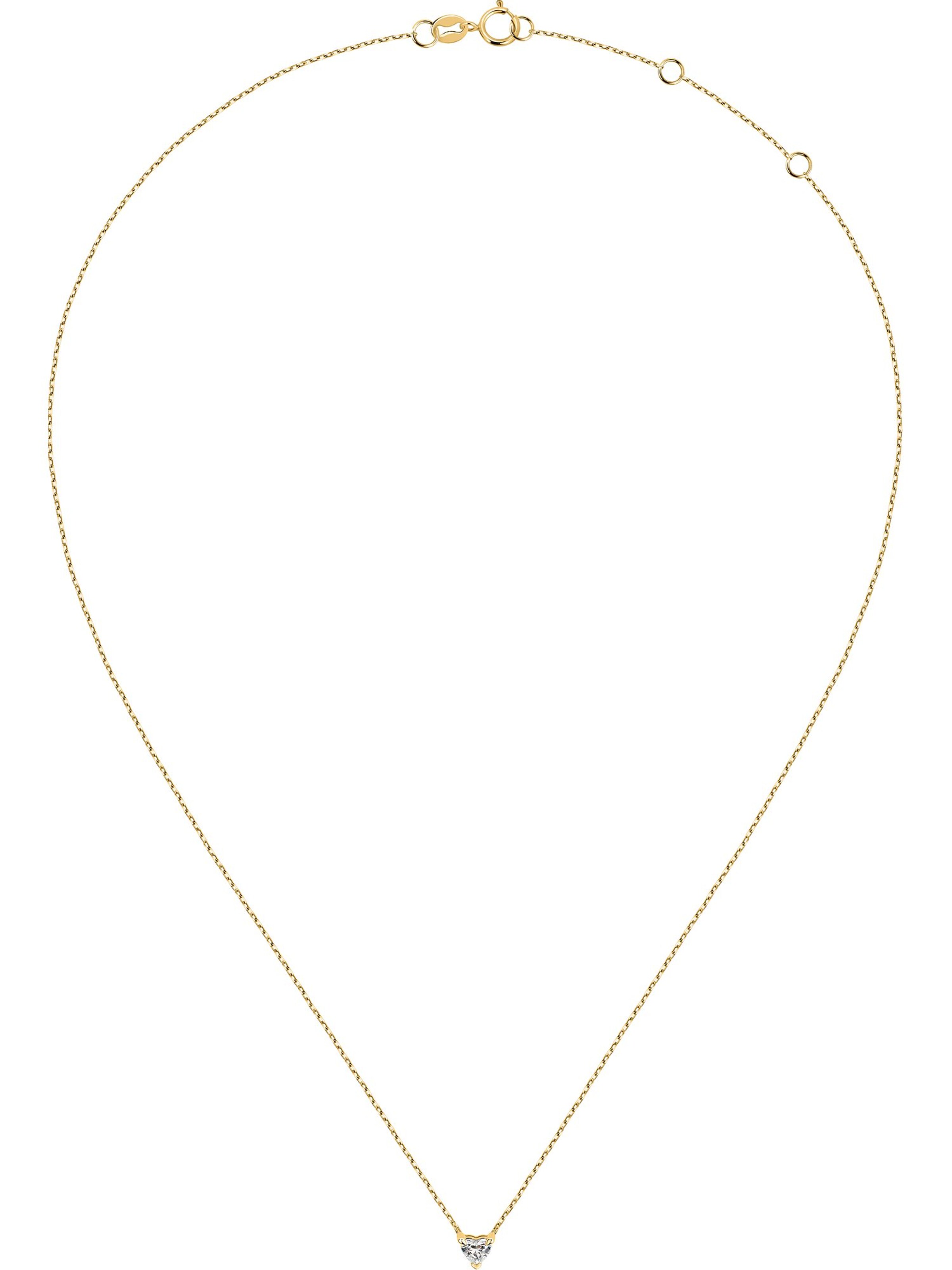 Live Diamond Kette in Gold: Vorderseite